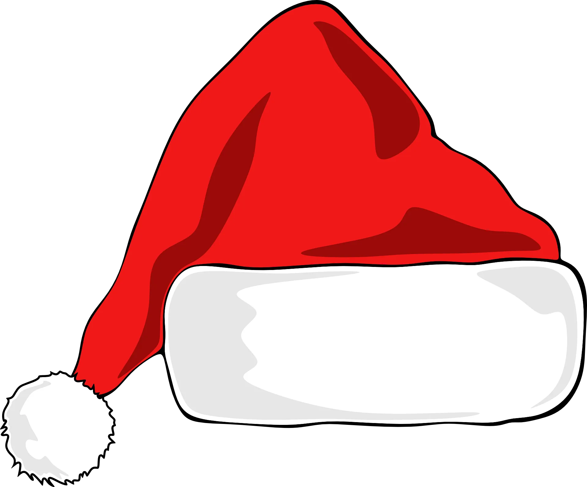Santa Hat Christmas Hat royalty-free vector graphic